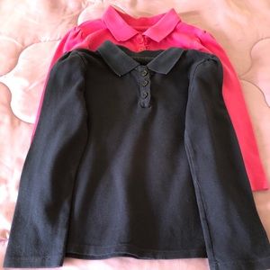 Long sleeve polo style shirts